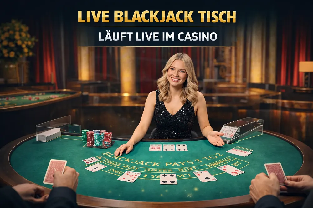 Live-Blackjack im Online-Casino für Spieler in Österreich
